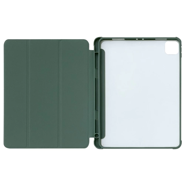 Stand Tablet Case Чохол Smart Cover для iPad mini 2021 з функцією підставки зелений