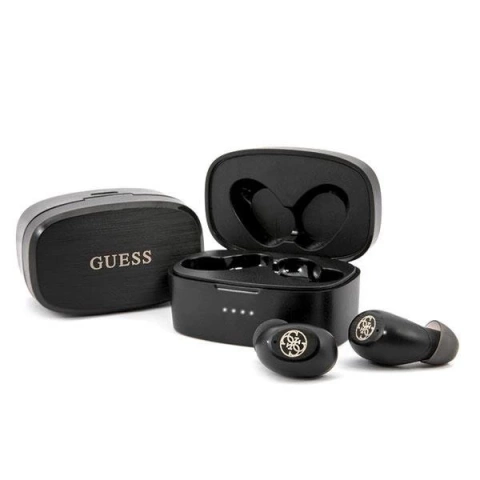 Guess GUTWSJL4GBK TWS Bluetooth headphones black/black 4G docking station