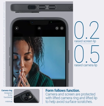 Etui Caseology Skyfall pre Apple iPhone 14 Plus Matte Black