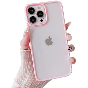 Ochranné pouzdro Alogy Hybrid Candy Case pro Apple iPhone 13 Pro růžovo-průhledné