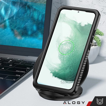 Waterproof case for Samsung Galaxy A54 5G 360 Alogy Armored Armor IP68 with lanyard Black