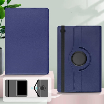 Hülle für Samsung Galaxy Tab A9 Plus 2023 11" (X210/X215/X216) Drehbares Cover Tablet Flip Cover Case Alogy Marineblaues Glas
