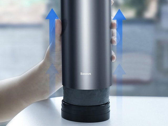 Basues Car waste bin 500ml mini car waste bin with a lid