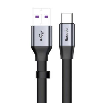 BASEUS SC5A/QC3.0 KABEL TYPU C 23CM ŠEDÝ