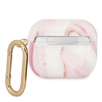 Guess GUA3UNMP AirPods 3 kryt różowy/pink Marble Collection