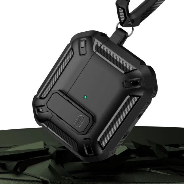 Etui X-Carbo für Apple AirPods Pro 1 / 2 Schwarz