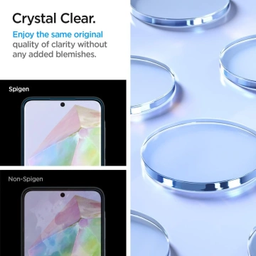 Spigen Alm Glas.tR tempered glass 2-pack for Samsung Galaxy A35 5G Clear