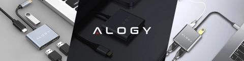 Alogy HUB Splitter Adapter for Laptop Computer USB-C to 3x USB-A 2.0 1x USB-A 3.0 Gray