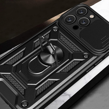 Чохол Alogy Camshield Stand Ring Case with Camera Cover для Apple iPhone 14 Pro Max Glass