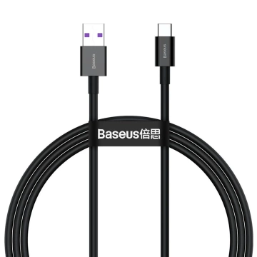 Baseus Superior USB - USB Type C Kabel 66 W (11 V / 6 A) Huawei SuperCharge SCP 1 m schwarz (CATYS-01)