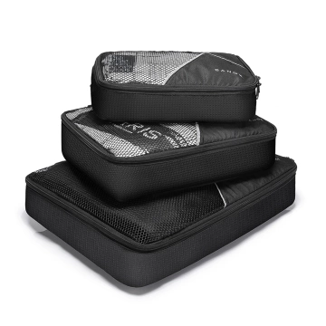 Voděodolný batoh Bange na notebook 17", městský, cestovní, 47x29x17 cm, do práce, do letadla, pánský, dámský, se 3 organizéry, černý