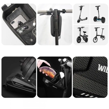 Scooter bag WILDMAN M ES8 2L Black Handlebar bag