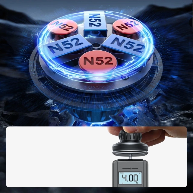 Joyroom JR-ZS356 magnetyczny uchwyt na deskę rozdzielczą 360° – ciemnoszary