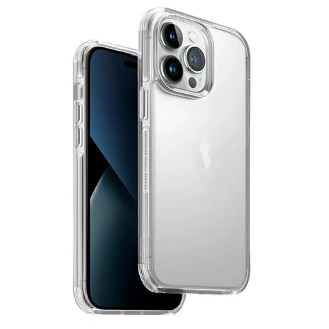 Puzdro UNIQ Combat na telefón Apple iPhone 14 Pro 6,1" priehľadné/krištáľovo číre