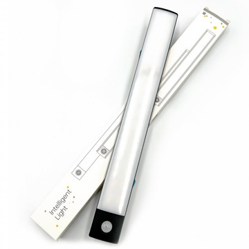 Світильник Alogy Slim LED підсвітка підкорпусна на магніті з датчиком батарейки 40см чорний