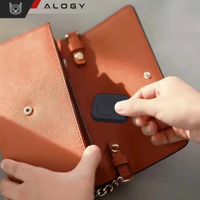 Nabíječka Apple Watch Alogy s portem USB-C, mini přenosná nabíječka, černá