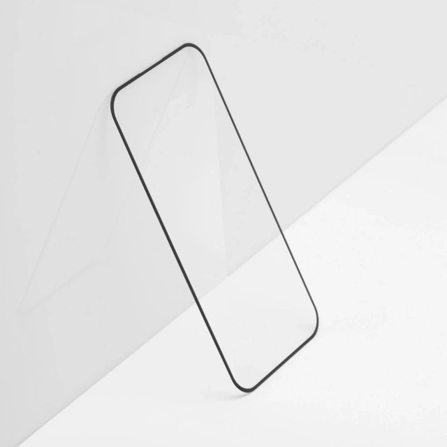 Szkło hartowane do iPhone 16 Forcell Ultra Clear Glass czarne 9H