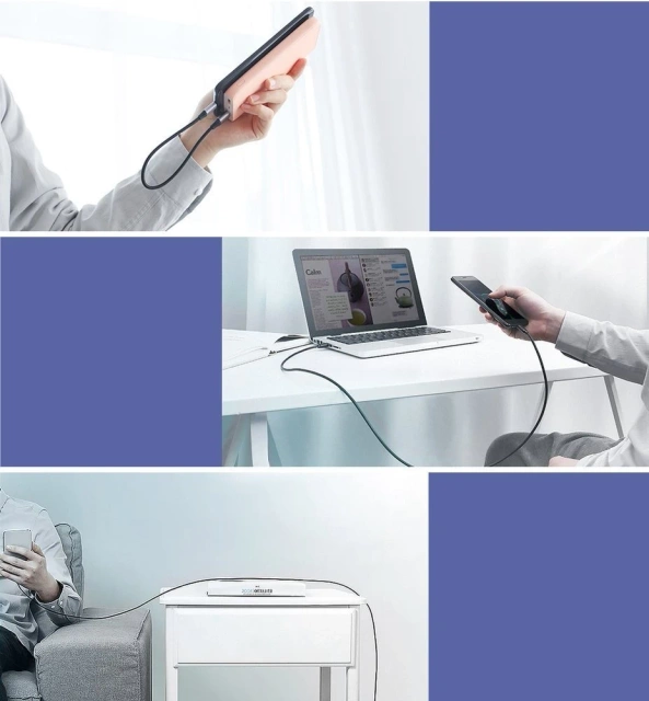 Кабель Ugreen USB - micro USB 2м сірий (60148)