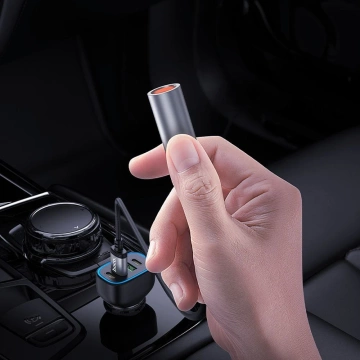 Адаптер прикурювача HOCO до USB-A роз'єму UA30 0,3 м, чорний