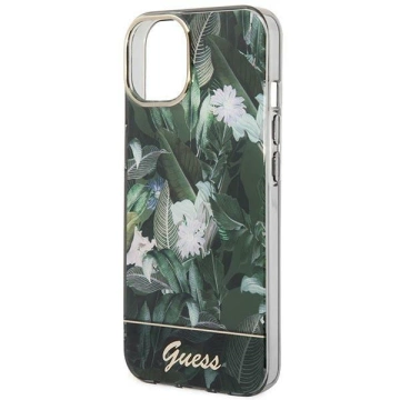 Etui Guess GUHCP14SHGJGHA для Apple iPhone 14 6,1" зелений/зелений жорсткий чохол Jungle Collection