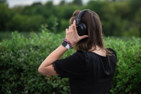 Bezdrátová sluchátka Forcell F-Audio ANC Pro SoundCraft, černá