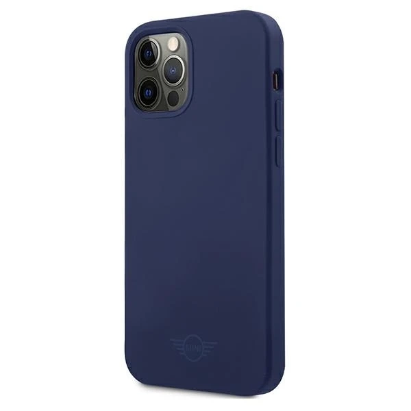 Ton-in-Ton-Hardcase-Telefonhülle aus Silikon für iPhone 12/12 Pro, Marineblau/Marineblau