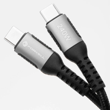 Кабель USB-C до USB-C 240 Вт 1,2 м нейлоновий QC 4.0 PD SUPERVOOC