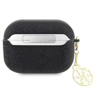 Guess GUAP2GLGSHK earphone protective case for Apple AirPods Pro 2 cover black/black Glitter Flake 4G Charm