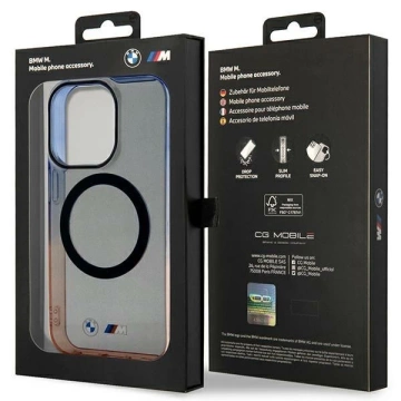 Etui BMW BMHMP14XHTGE do Apple iPhone 14 Pro Max 6,7" pevné pouzdro Gradient Bumper MagSafe