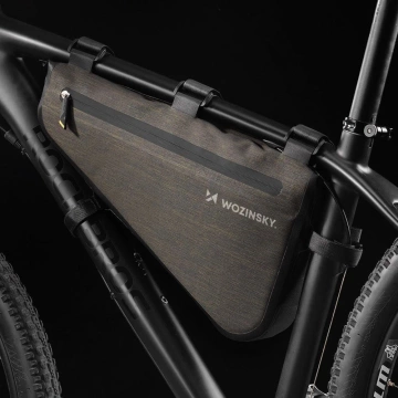 "Wozinsky bicycle frame bag 5 l gray (WBB15BK)"