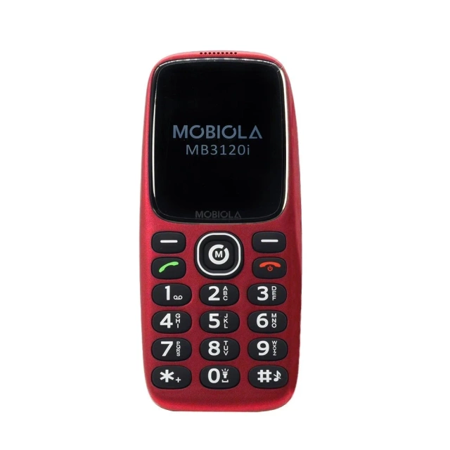 GSM phone Mobiola MB3120i Red 2G with SOS button for seniors