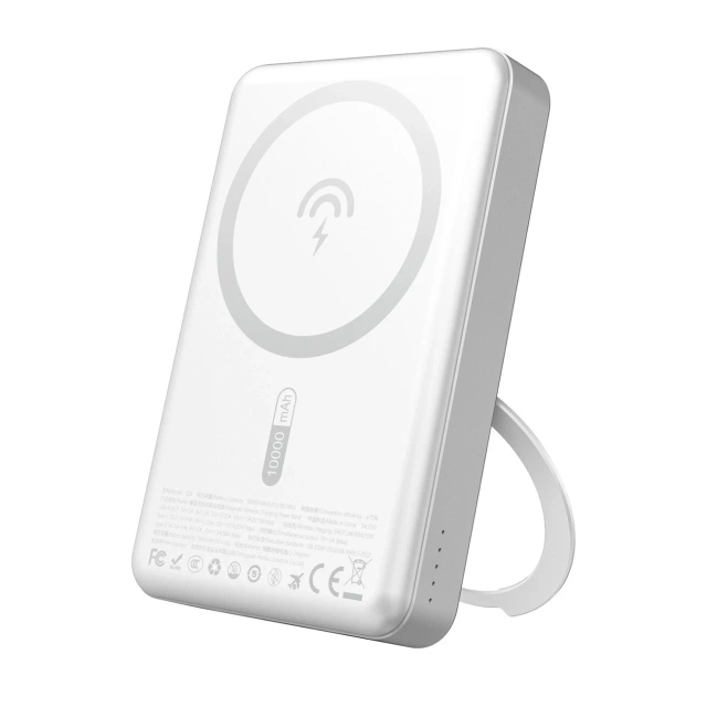 Powerbank Dudao K28 10000mAh 22.5W MagSafe Podstawka Srebrny