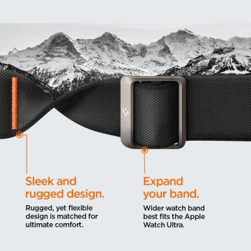 Pasek Spigen Lite Fit PRO для Apple Watch Ultra 1 / 2 (49 мм) Matte Black