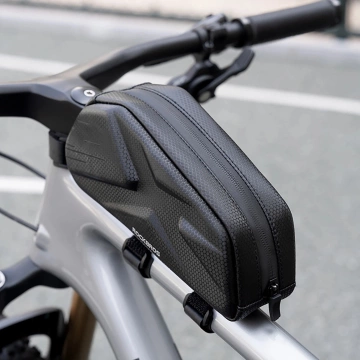 Brašňa na bicykel Rockbros 1,4 l na hornú rámovú trubku – čierna