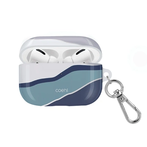 Protective case for UNIQ earphones case Coehl Ciel for Apple AirPods Pro blue/twilight blue