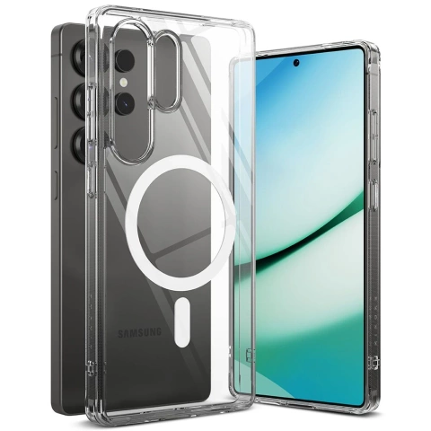 Чохол для Samsung Galaxy S25 Ultra Clear Ringke Fusion Magnetic MagSafe