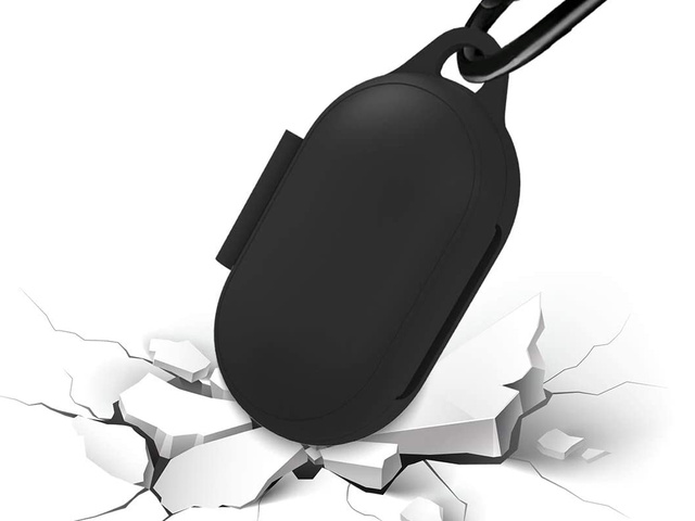 Silikonhülle Alogy Slim für Samsung Galaxy Buds / Buds Plus Schwarz