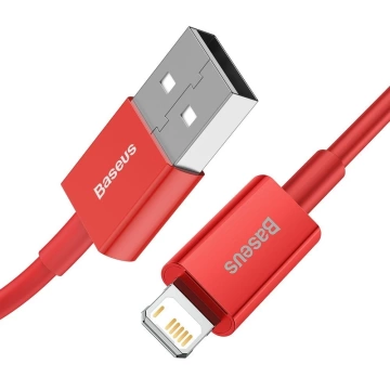 Кабель Baseus Superior USB - Lightning 2,4 A 1 м червоний (CALYS-A09)
