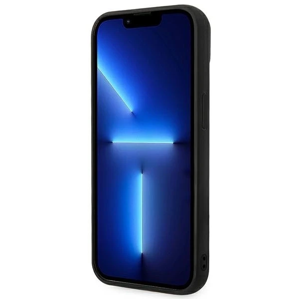 Etui Karl Lagerfeld KLHCP14MRUPKLPK pro iPhone 14 Plus 6,7" pevný 3D monogram