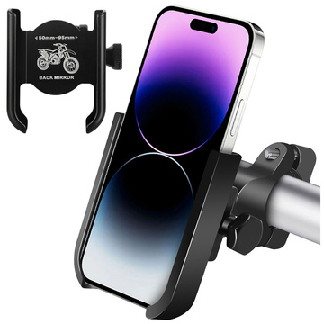 Uchwyt rowerowy Alogy Metal Bike Holder do telefonu na kierownicę do roweru motoru hulajnoga Czarny
