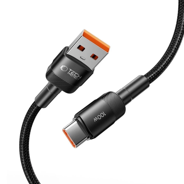 UltraBoost Evo USB-C / USB-C PD kábel 100W 5A 2 m Čierny