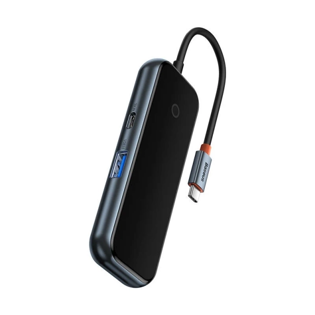 Adaptér 4v1 Baseus Hub USB-C na 4xUSB 3.0 (tmavě šedý)