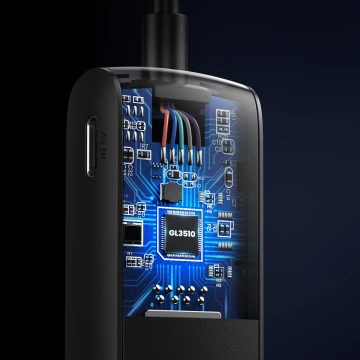 HUB 4w1 UGREEN USB - 4x USB Typ A 3.0 PD DC 12V 0.25m чорний (CM416 10915)