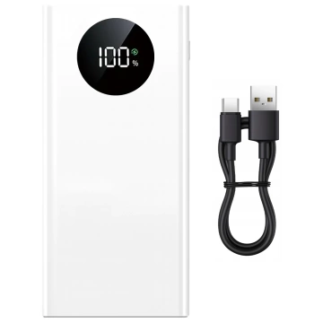 PowerBank Alogy TurboCharge 120W PD PowerDelivery Schnellladung 10000mAh 2x USB-A 1x USB-C Weiß