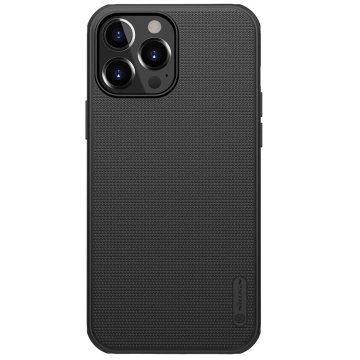 Stojan na pevný kryt Nillkin Super Frosted Shield pre iPhone 13 Pro Max čierny