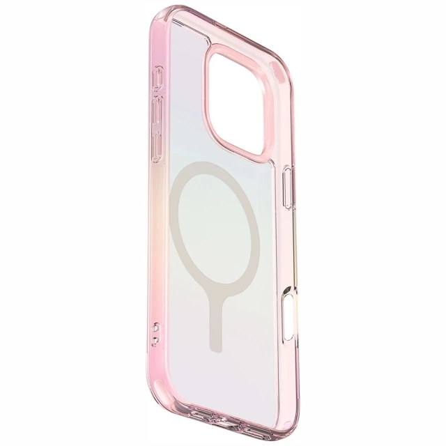 Etui do iPhone 16 Pro Max UNIQ Iridescia MagClick Różowy