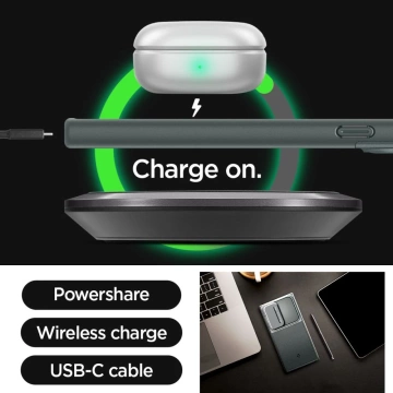 Etui Spigen Optik Armor pre Samsung Galaxy S24 Ultra Abyss Green