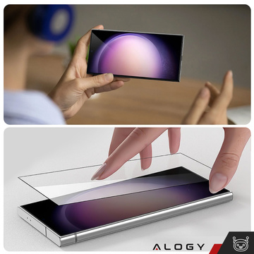 2x Загартоване скло для Samsung Galaxy S24 Ultra Screen Protector з УФ-лампою Glass 9H Glue Alogy
