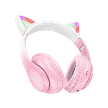 HOCO W42 Cat Ears Cherry Blossom Bluetooth Wireless On-Ear Headphones