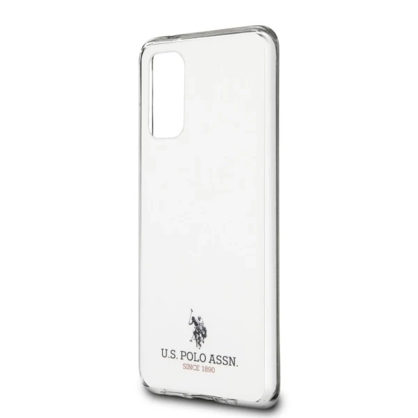 US Polo Shiny phone case for Samsung Galaxy S20 Plus white/white